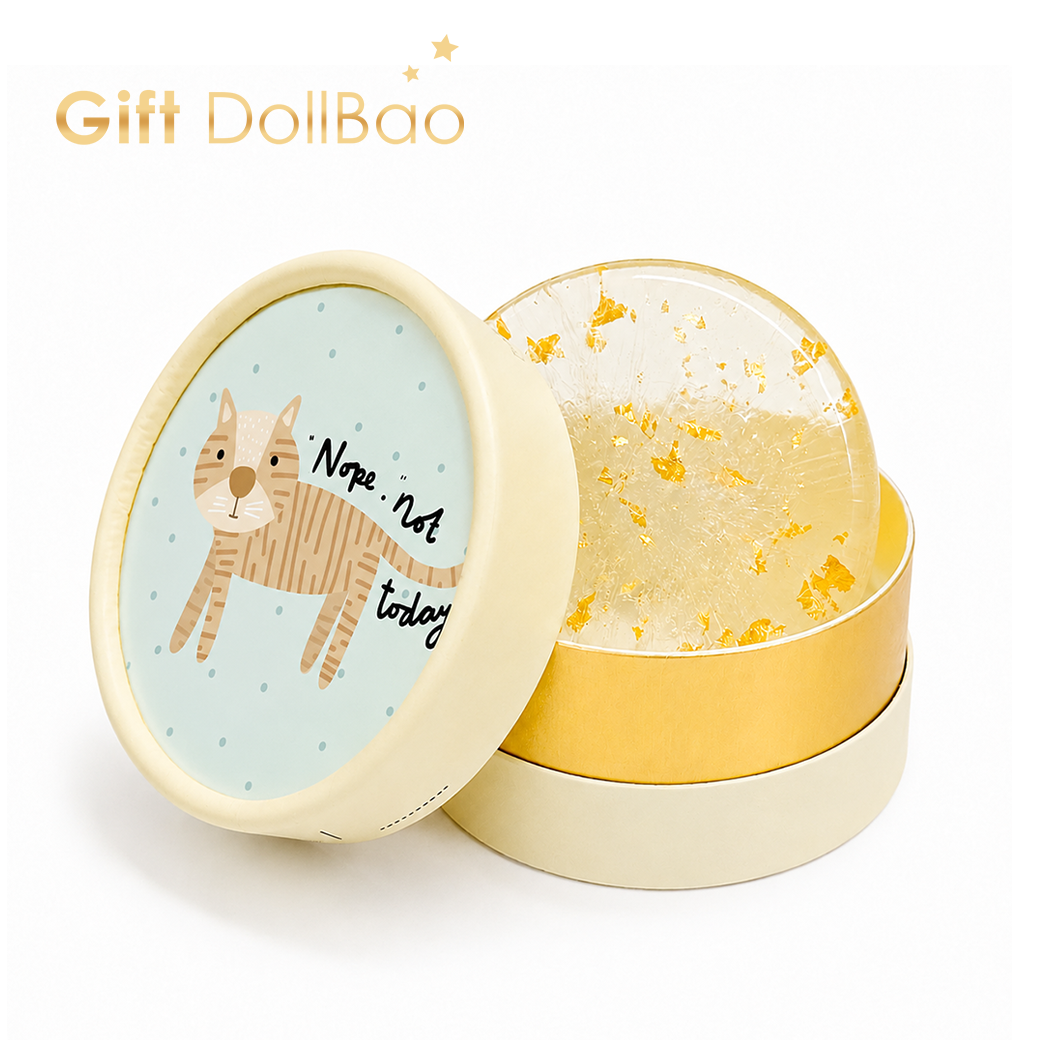 Gift DollBao  今天先不要的貓咪 | 親子心情60%胺基酸潔膚皂(金箔紫草)