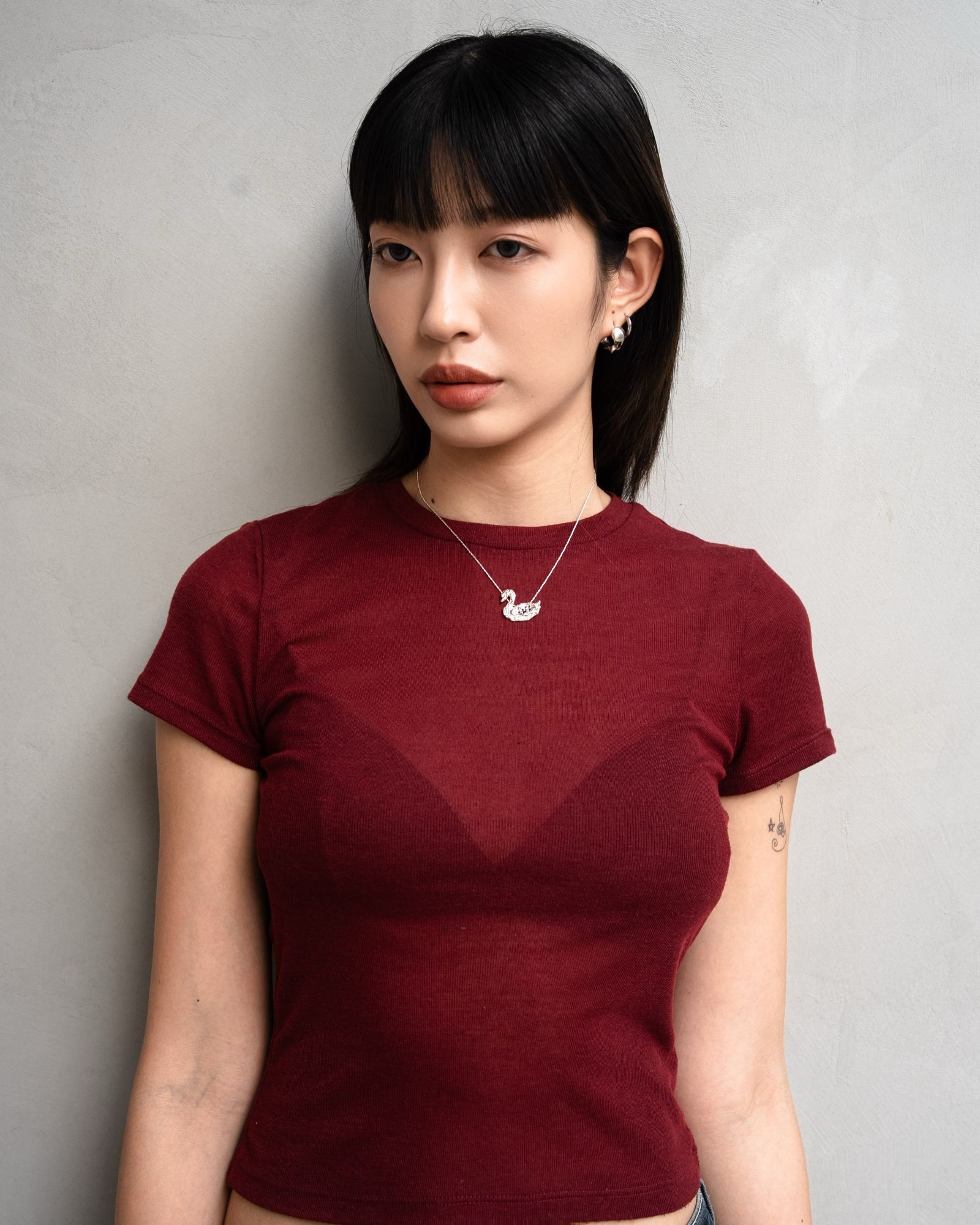 Ginger Angel 音符天鵝項鍊