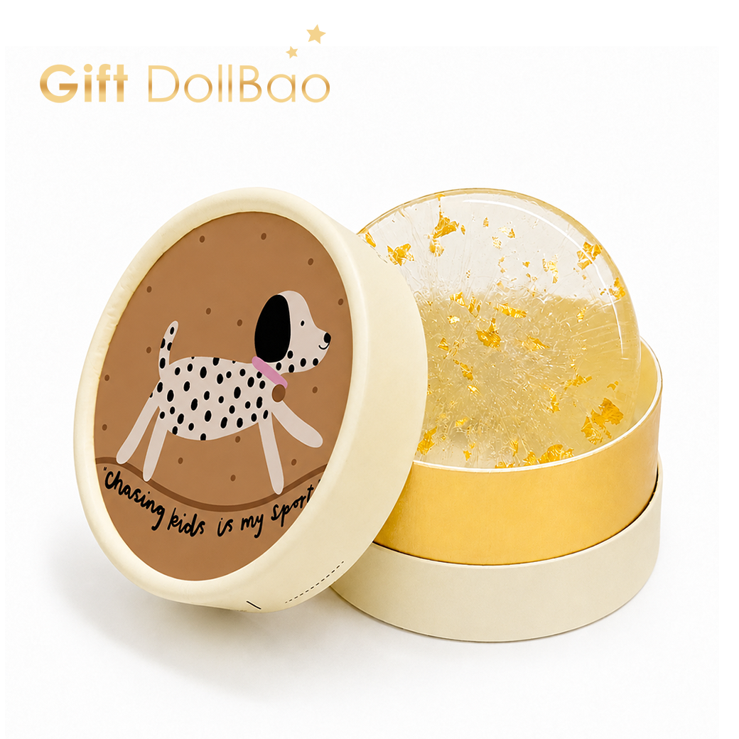 Gift DollBao  運動追小孩的點點狗 | 親子心情60%胺基酸潔膚皂(金箔紫草)