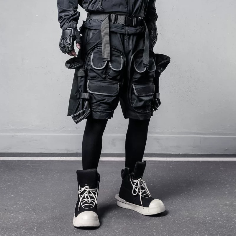 𝙏𝙀𝘾𝙃𝙒𝙀𝘼𝙍 暗黑重工機能大口袋短褲