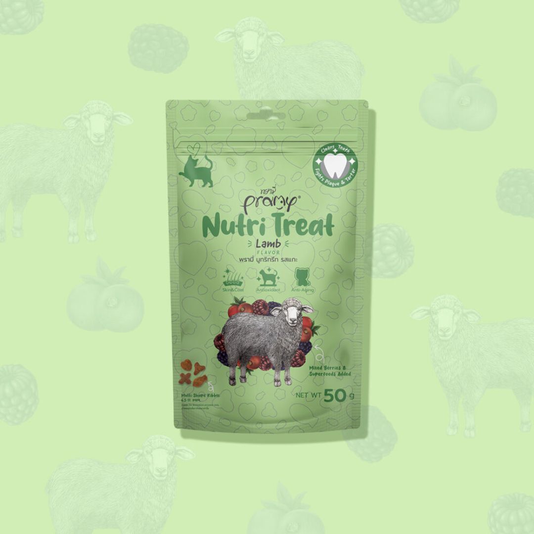 Pramy 潔齒點心 (雜莓 + 羊肉) 50g