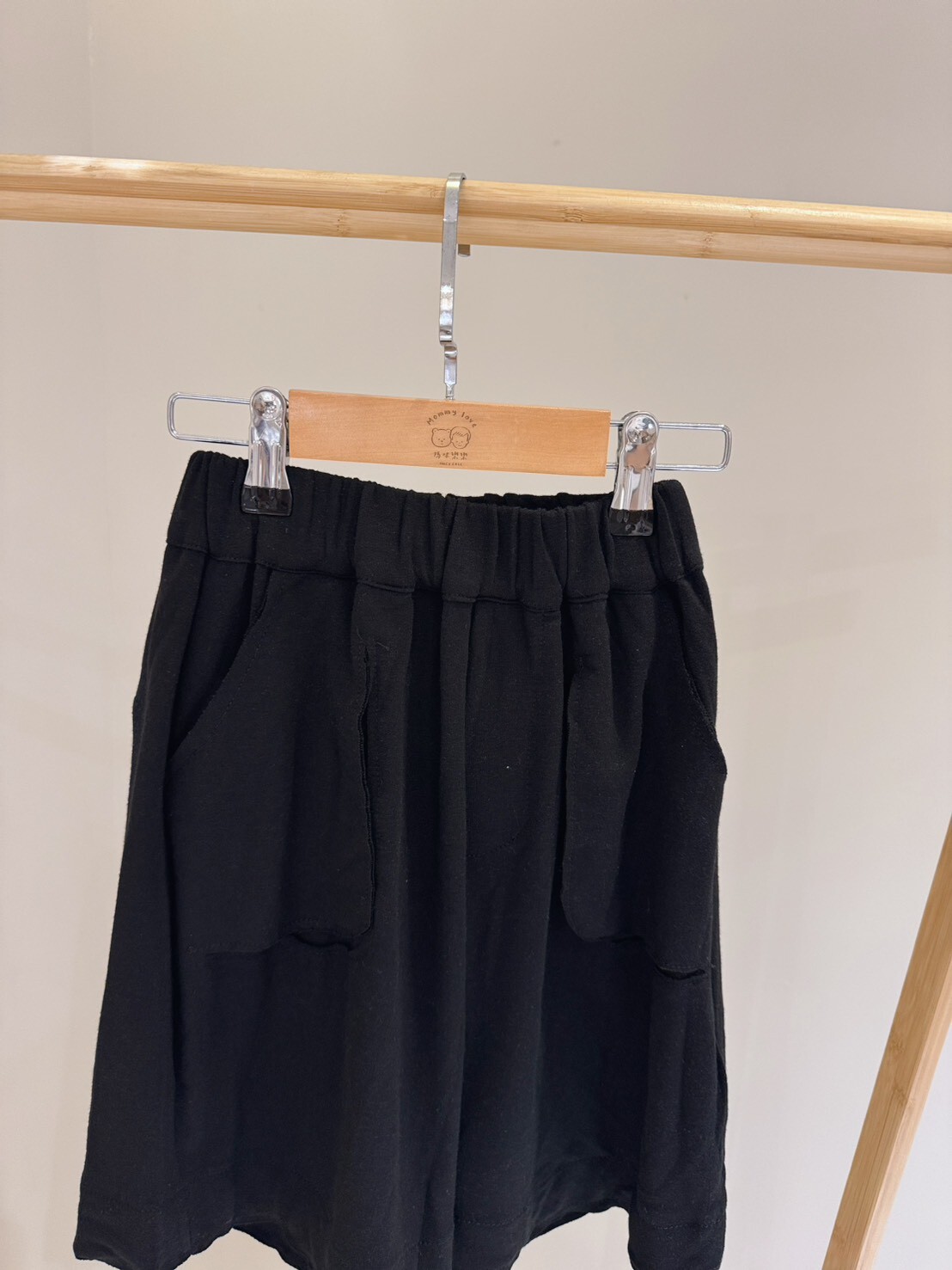 AD01超舒服口袋造型黑褲
