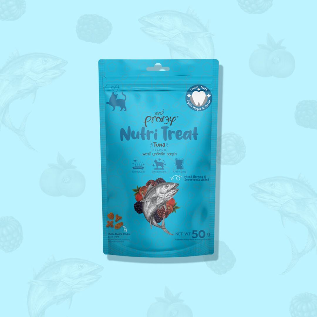 Pramy 潔齒點心 (雜莓 + 吞拿魚) 50g