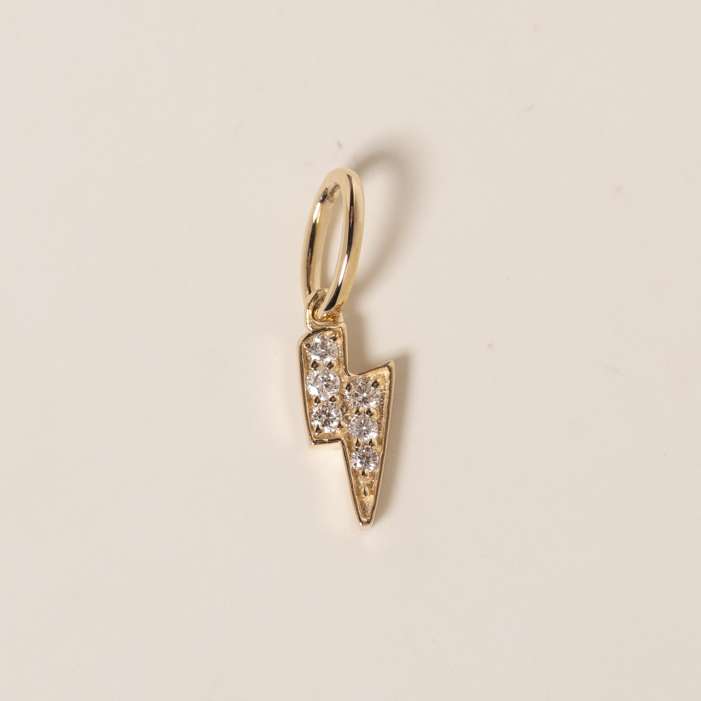 18K Thunderstorm Diamond Charm