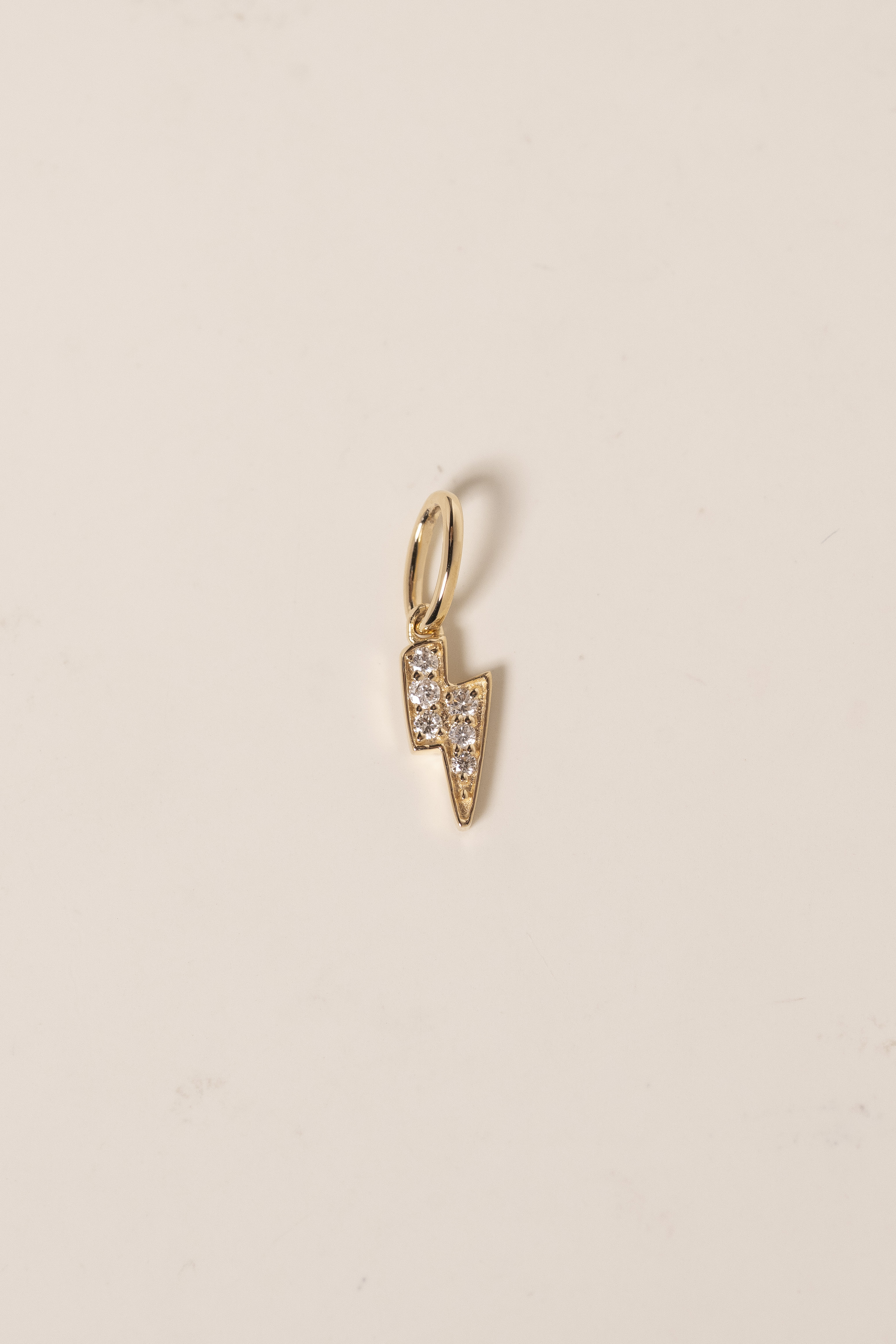 18K Thunderstorm Diamond Charm