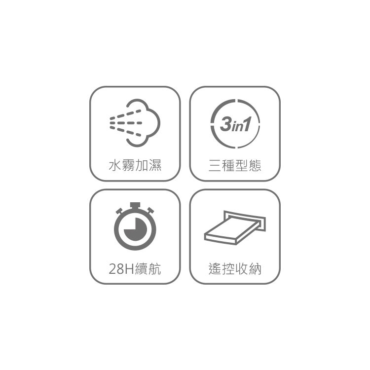 HLE370 三態風動無線循環扇