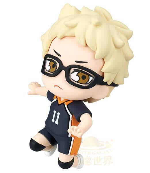 Defo Fig! 排球少年！！迷你模型 烏野高中鑰匙圈-月島螢