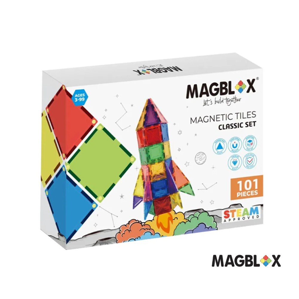 MAGBLOX® 美學磁力片 繽紛經典組 101 pcs