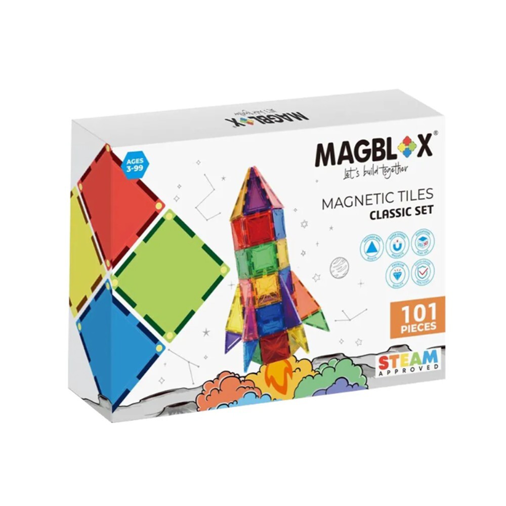 MAGBLOX® 美學磁力片 繽紛經典組 101 pcs