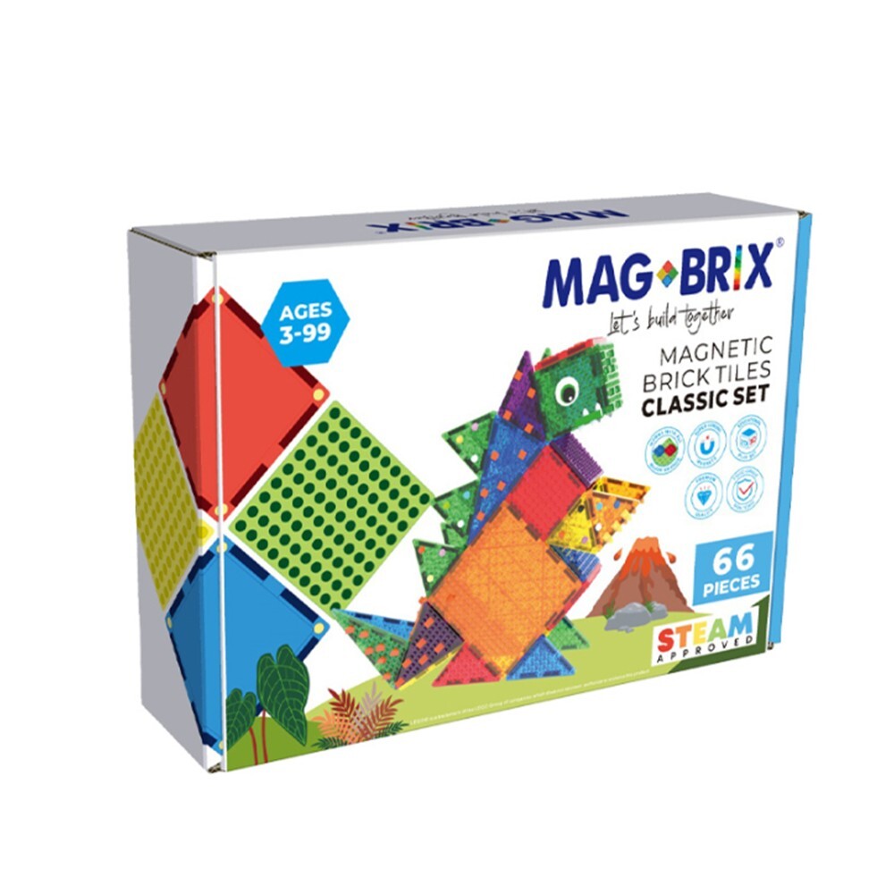 MAGBLOX®－MAGBRIX® 積木磁力片綜合造型組 66 pcs