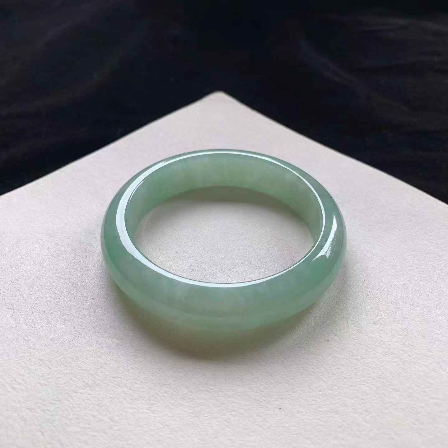 冰晴綠翡翠正圈手鐲,天然翡翠A玉, 緬甸玉, Jade, Jadeite