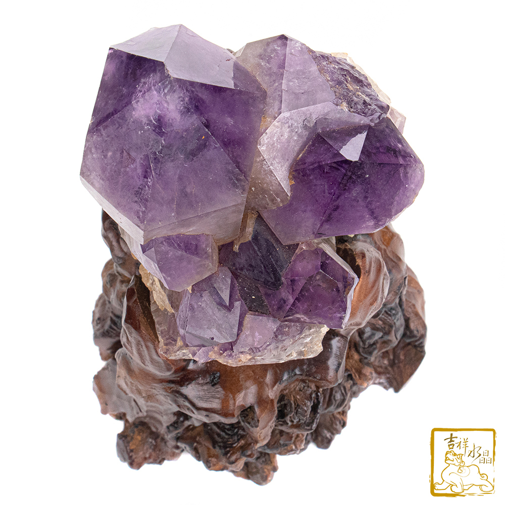 剛果紫水晶簇993g 城堡水晶【吉祥水晶專賣店】