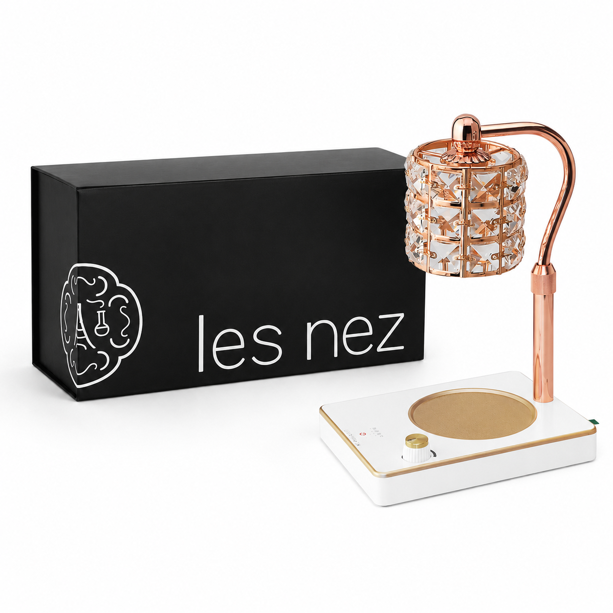 les nez 北歐風格 方鑽白金 香氛融蠟燈