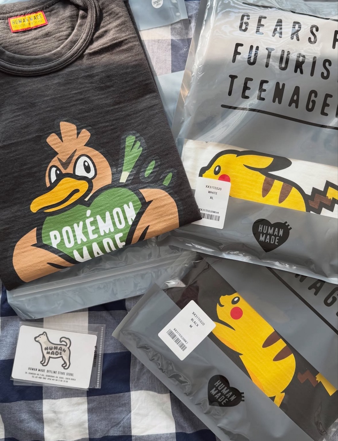 <限量聯名💫>HUMAN MADE x Pokémon 聯名第二彈 皮卡丘 大蔥鴨 鯉魚王 短T