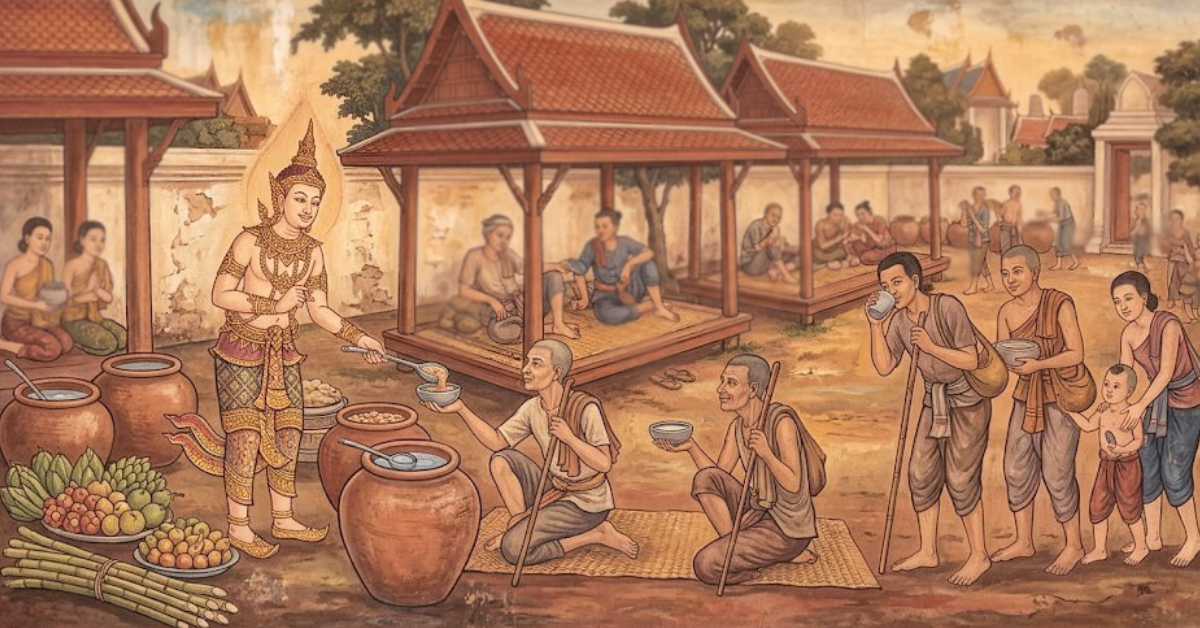 他擁有七座大型蔗糖壓榨工廠,其中一座的全部收益,在路旁設立十座涼亭,每天向所有經過的旅人免費分發食物和飲料。