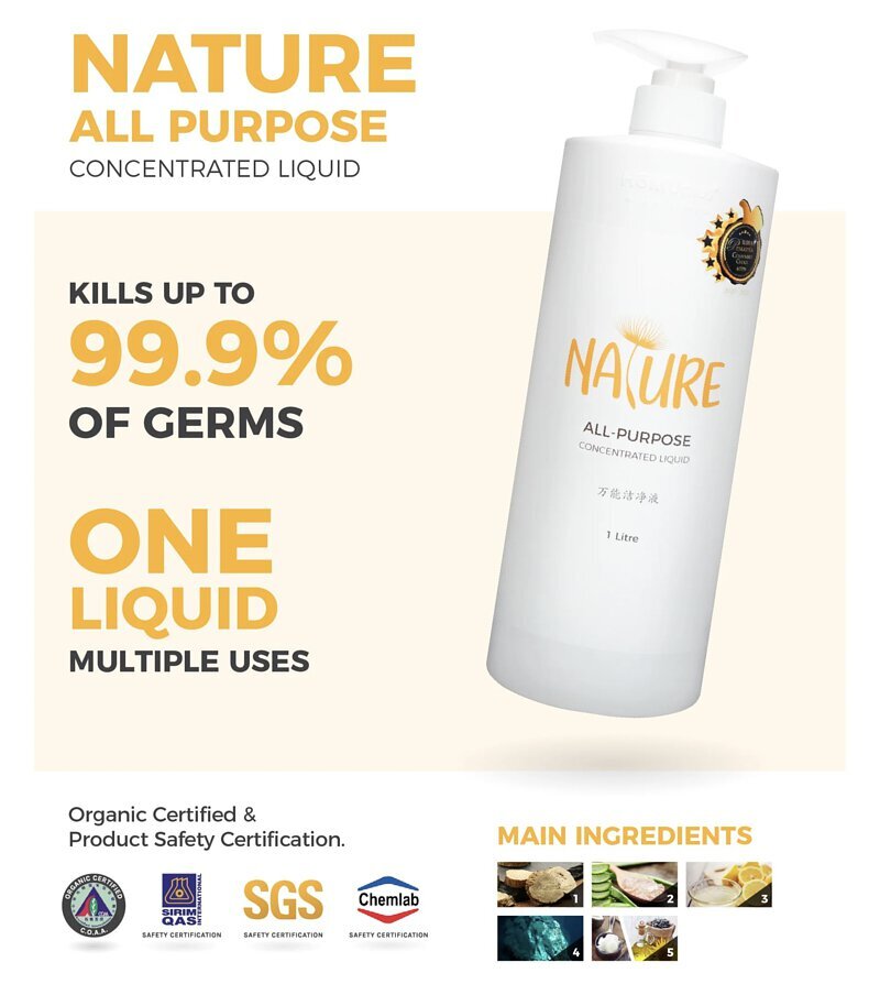 HōMUplus+ Nature All-Purpose Cleanser Set