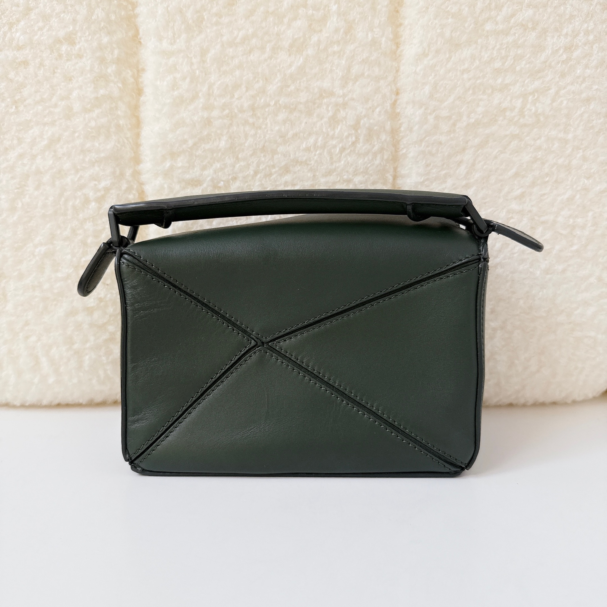 Loewe Mini Puzzle Bag - Vintage Khaki/SHW