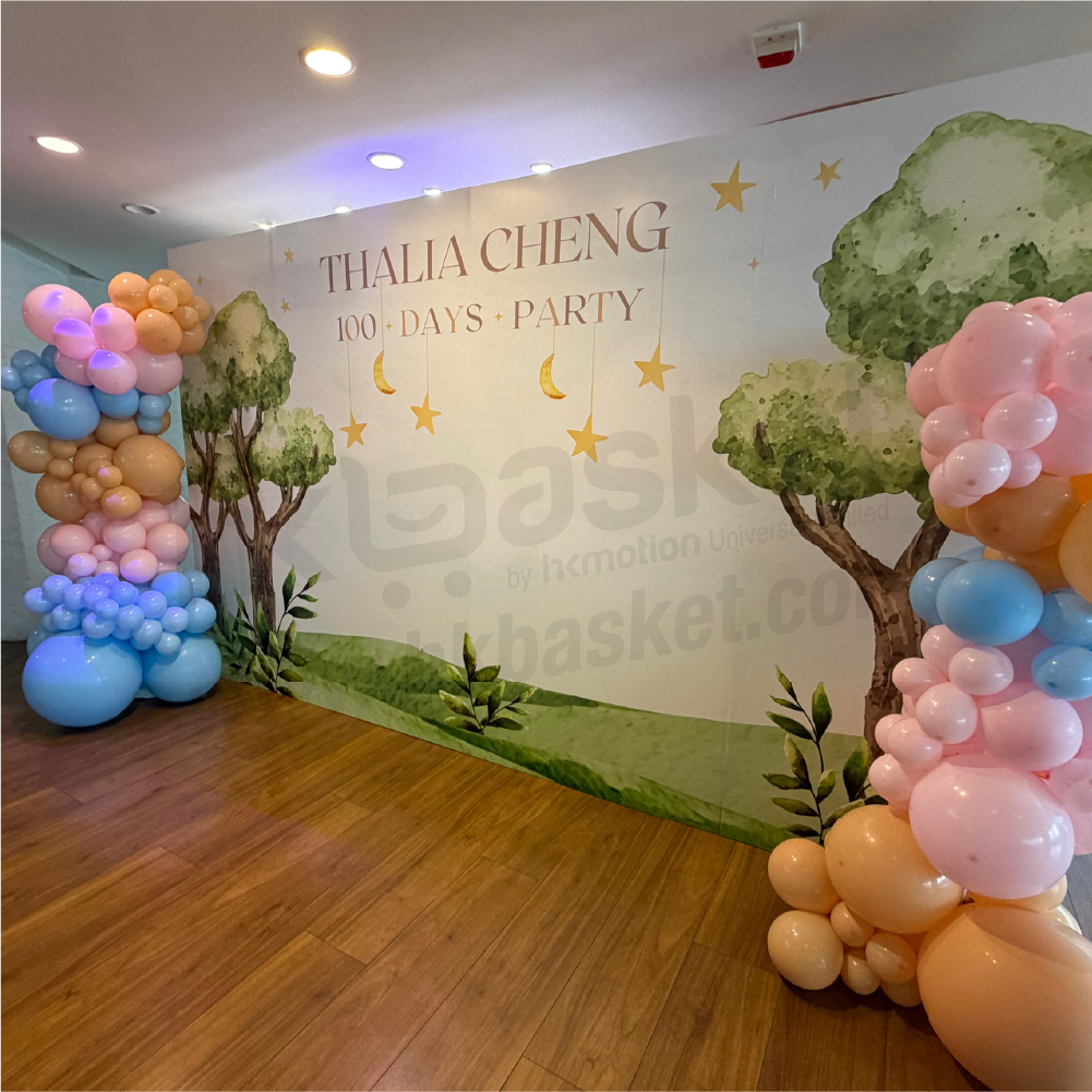 [工程] HKoutput Balloon Decoration Foamboard 氣球裝飾泡沫板 Backdrop 背幕 OBFb-BL