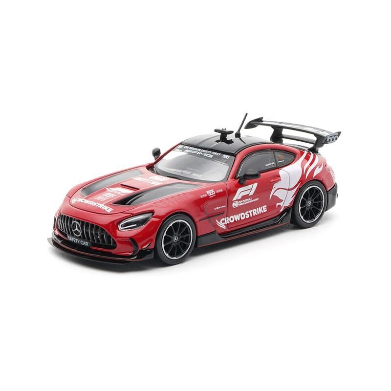 PO-$120 * HAPPYCAR * 1:64 MERCEDES AMG GT BLACK SERIES F1 SAFETY CAR