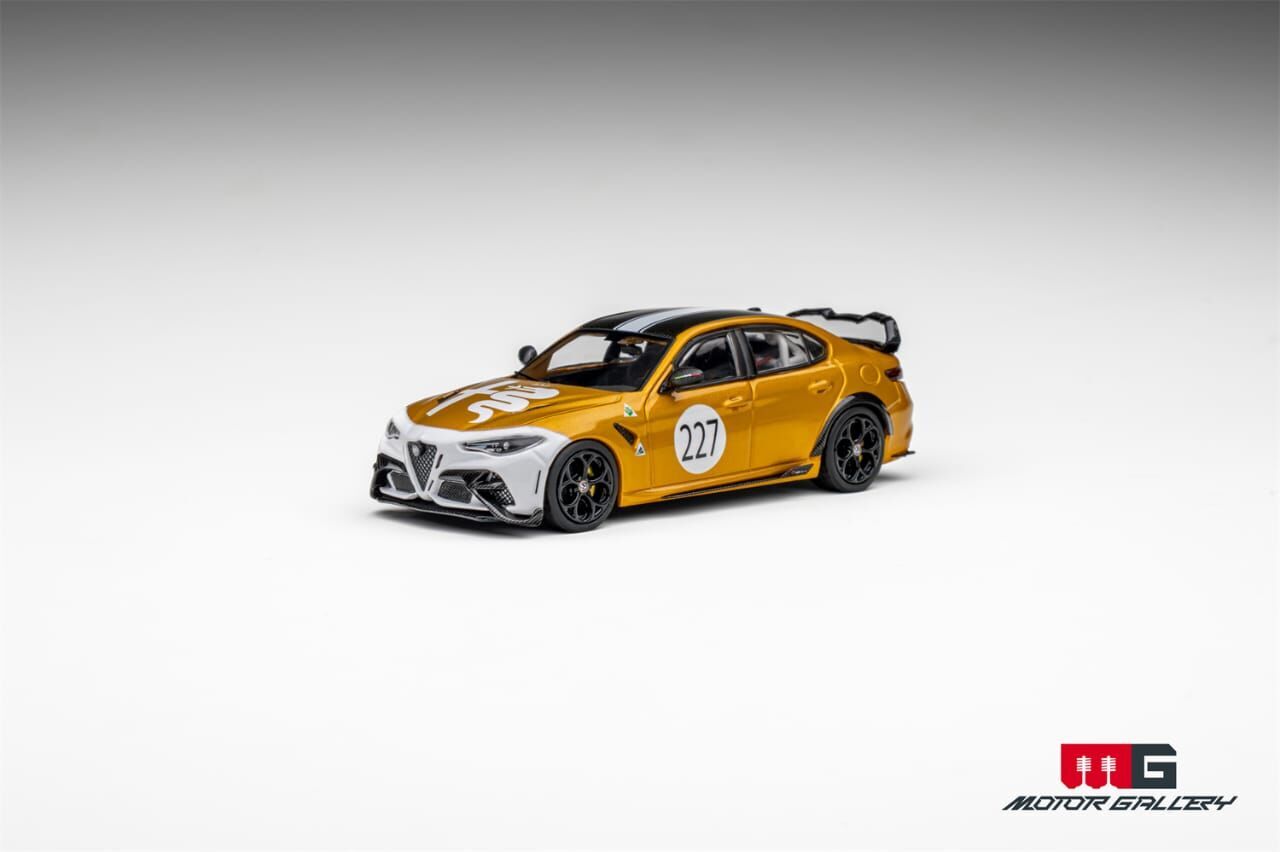 PO-$160 * MOTOR GALLERY * 1:64 ALFA ROMEO GIULIA TYPW 952 GTAm NO.227 GOLD LIVERY