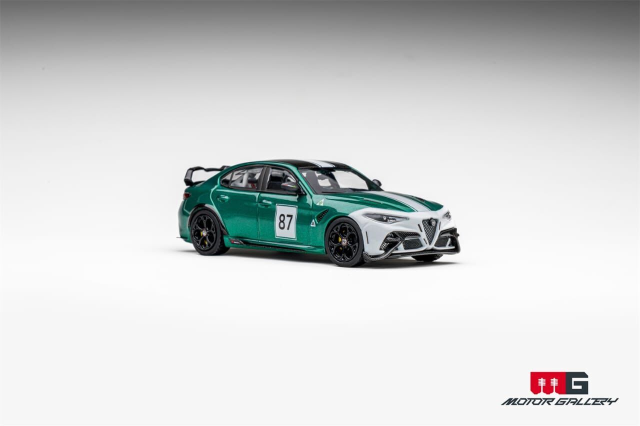 PO-$160 * MOTOR GALLERY * 1:64 ALFA ROMEO GIULIA TYPW 952 GTAm NO.87 GREEN LIVERY