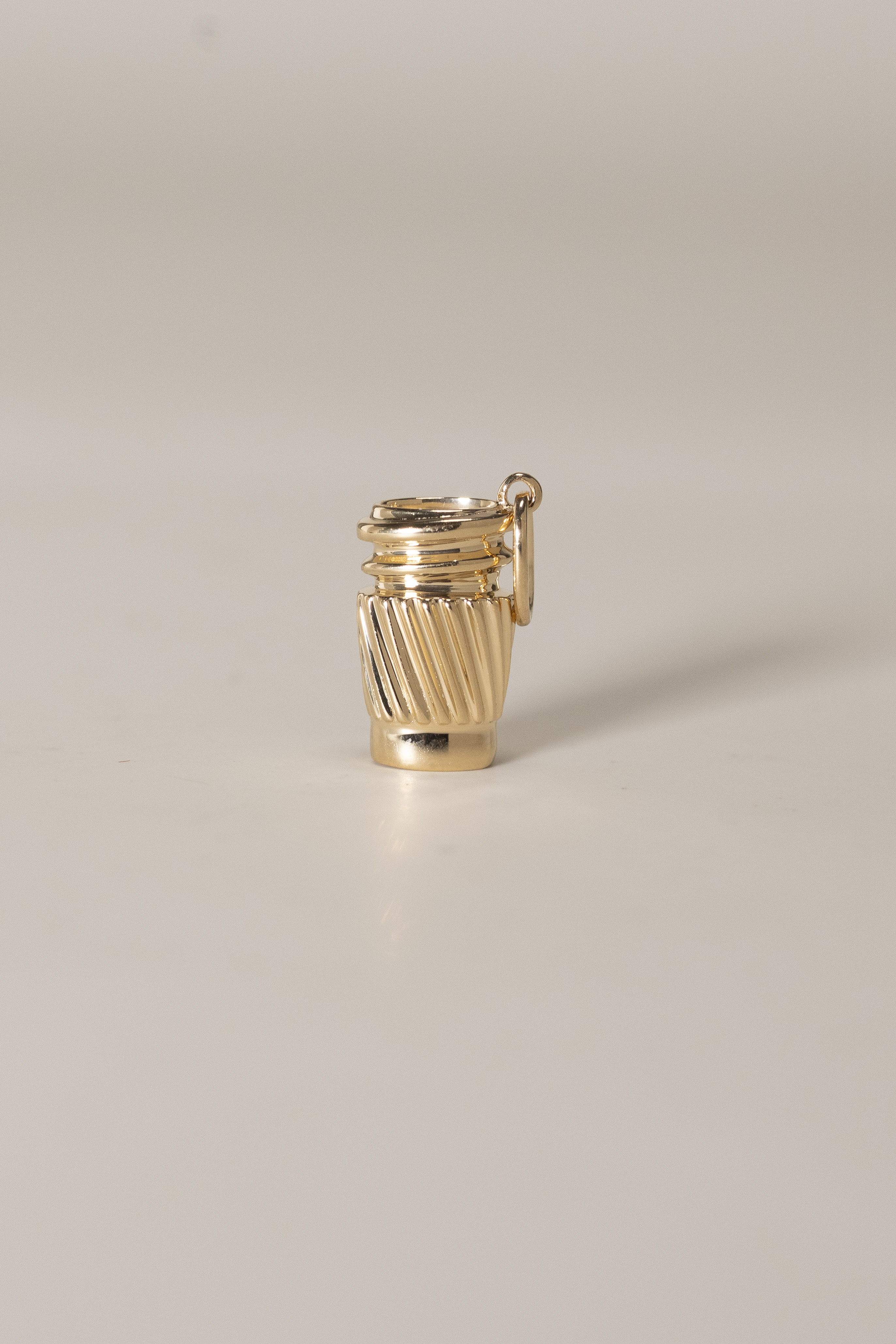 18K Coffee Cup Charm
