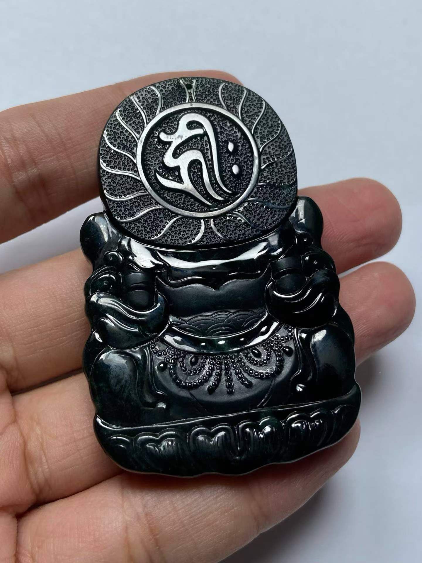 5175956 翡翠墨翠綠度母菩薩