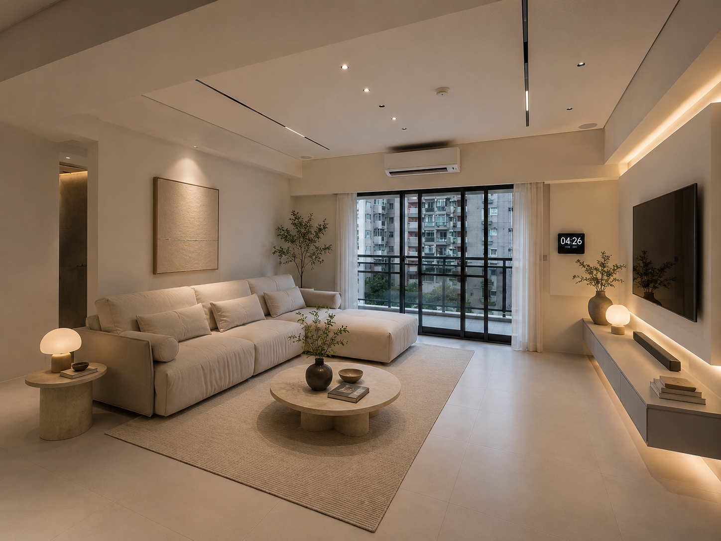 Co Co 奶油｜280cm｜L型沙發