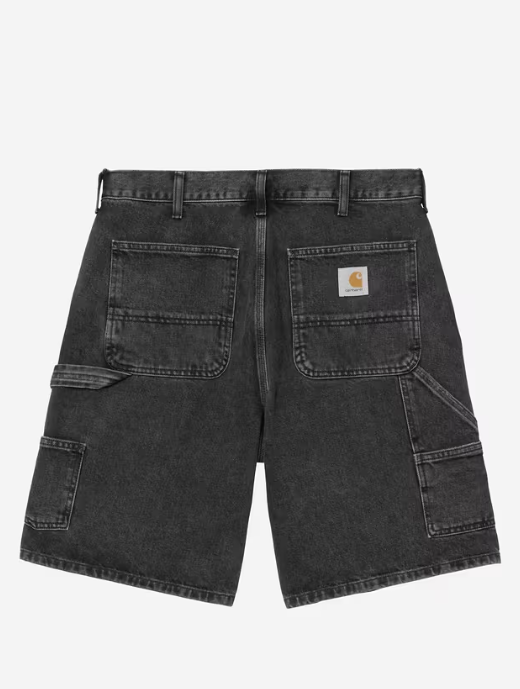 [現貨] CARHARTT WIP DOUBLE KNEE SHORTS BLACK