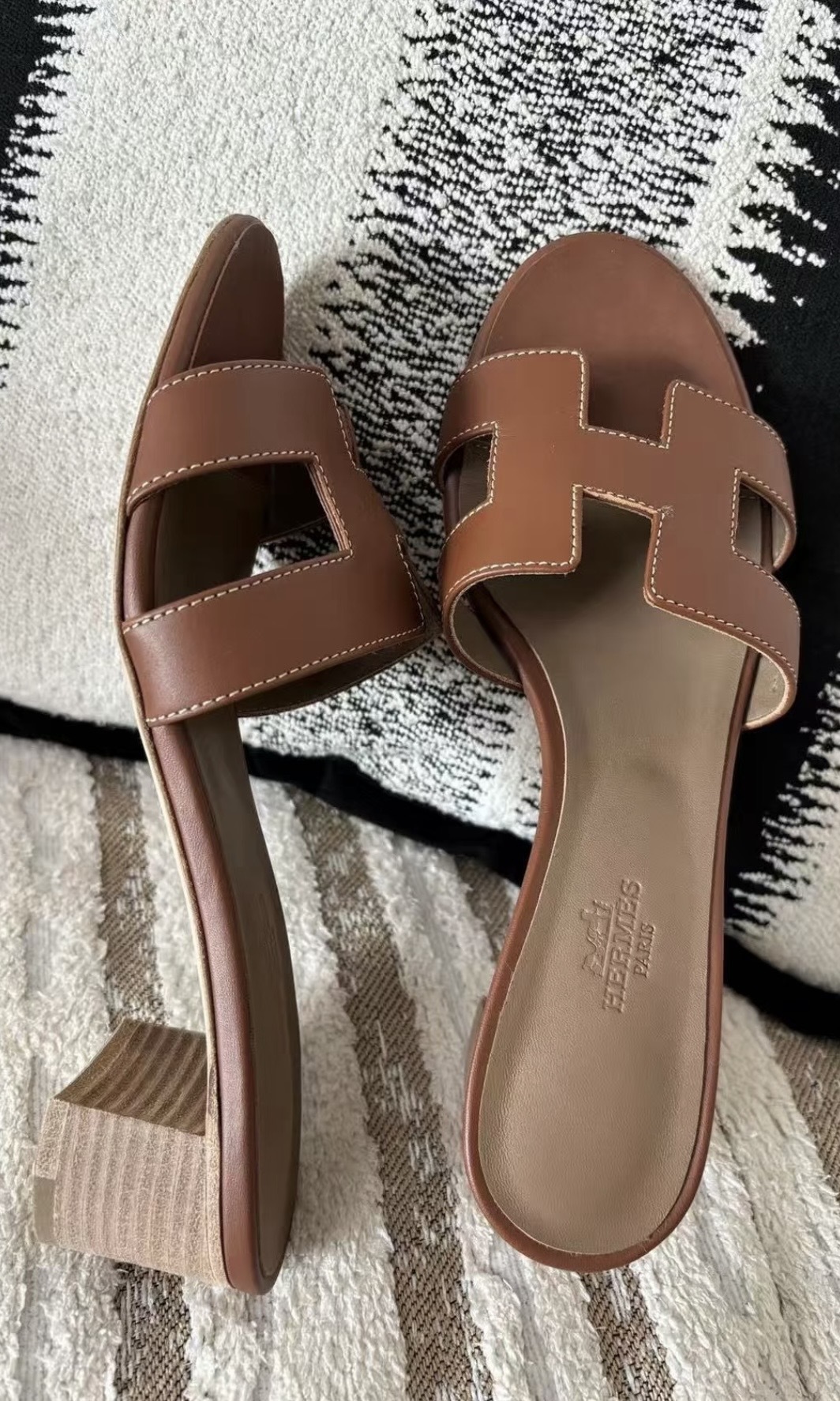 【2色入】Hermes Oasis高跟拖鞋