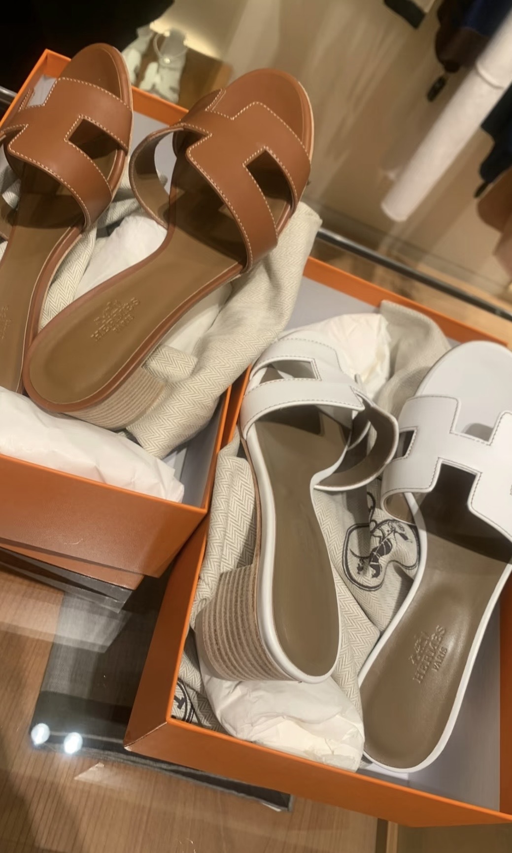 【2色入】Hermes Oasis高跟拖鞋