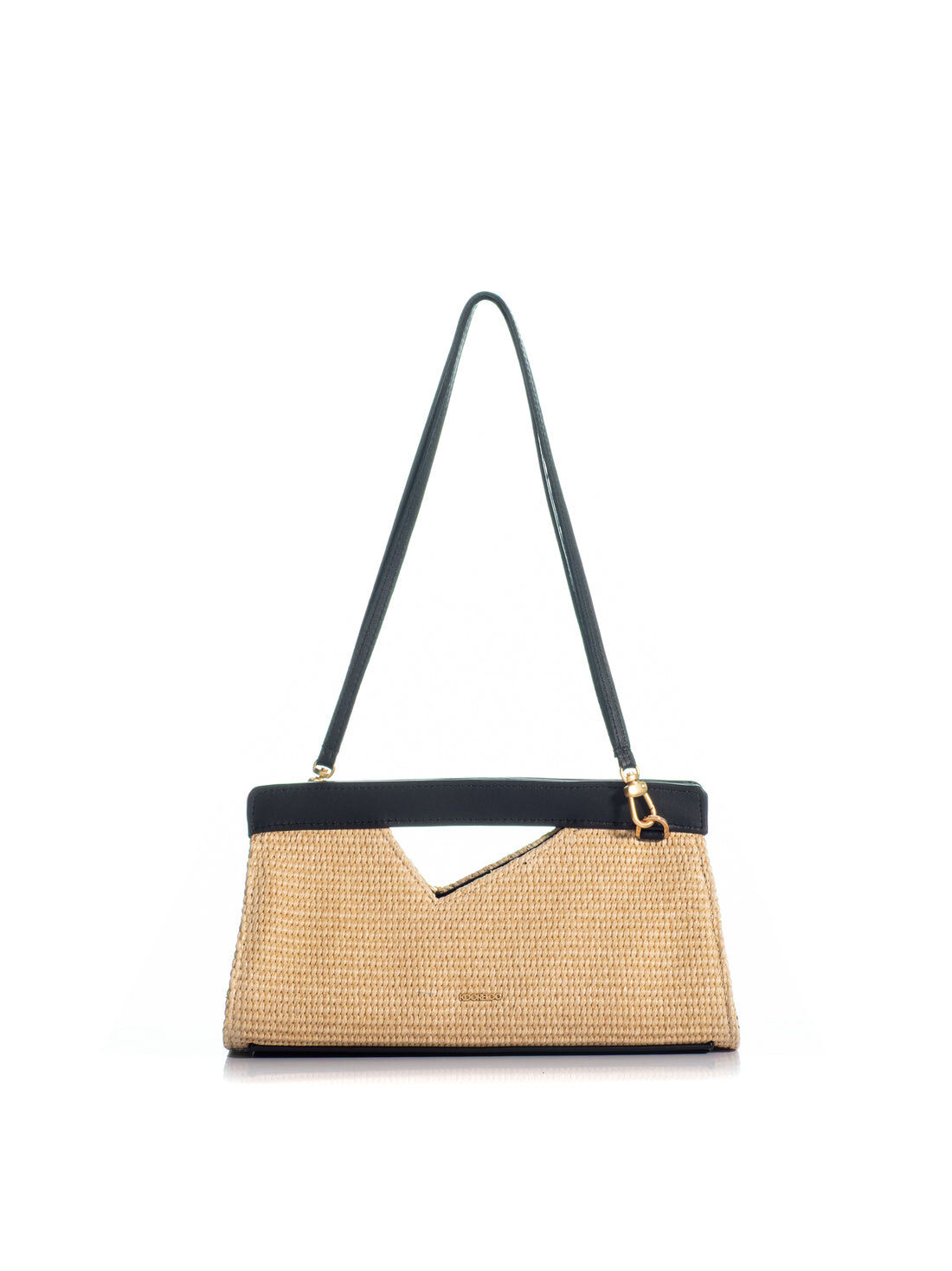 1KO0526-008 [KOORELOO] The Mediterraneo Allongée Medium Natural Raffia #130104.1.1603.16202 (EU)