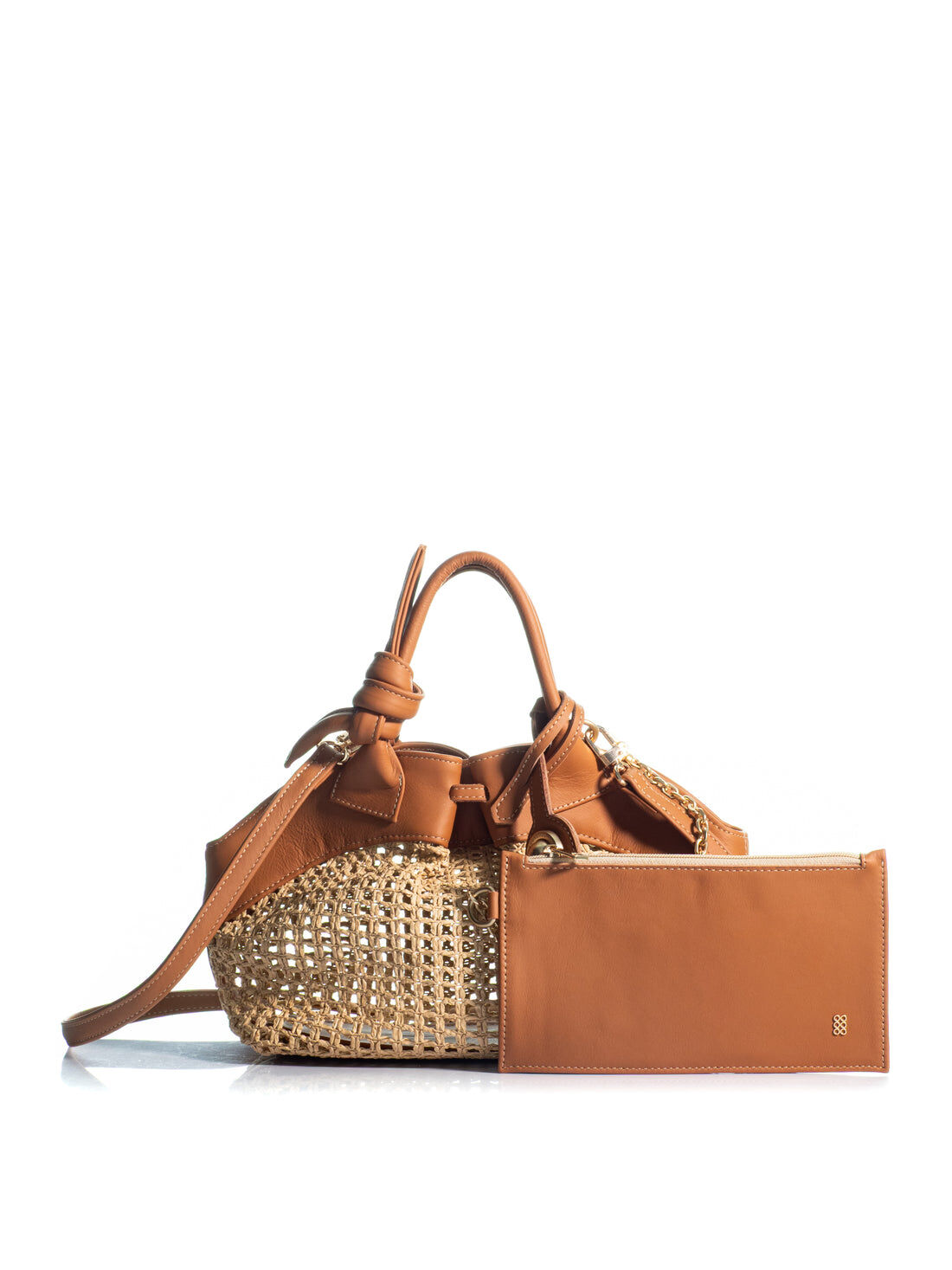1KO0526-005 [KOORELOO] The Swan 2.0 Midi Medium Natural Raffia #190204.1.1203.16202 (EU)