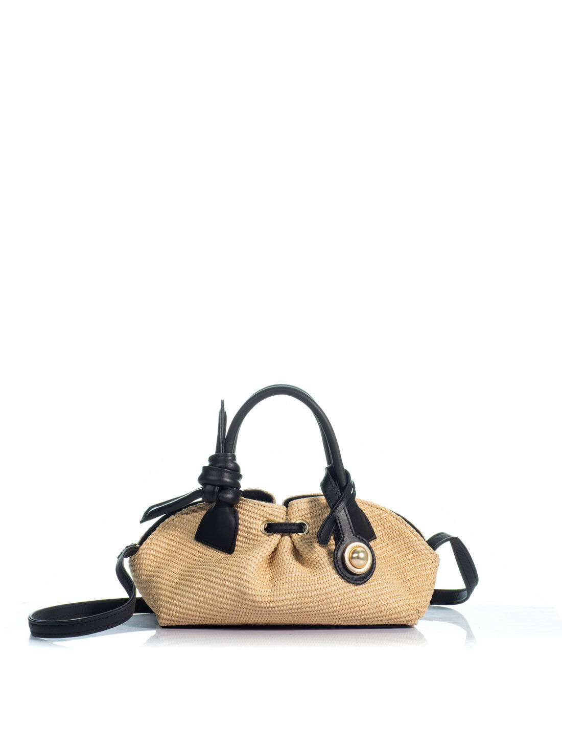 1KO0526-003 [KOORELOO] The Swan 2.0 Mini Medium Natural Raffia #190207.1.1603.16202 (EU)