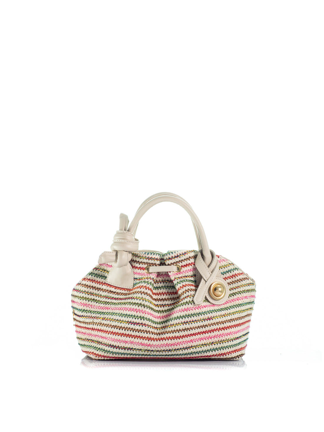 1KO0526-007 [KOORELOO] The Swan 2.0 Midi Medium Multi Raffia #190204.1.1103.16202 (EU)