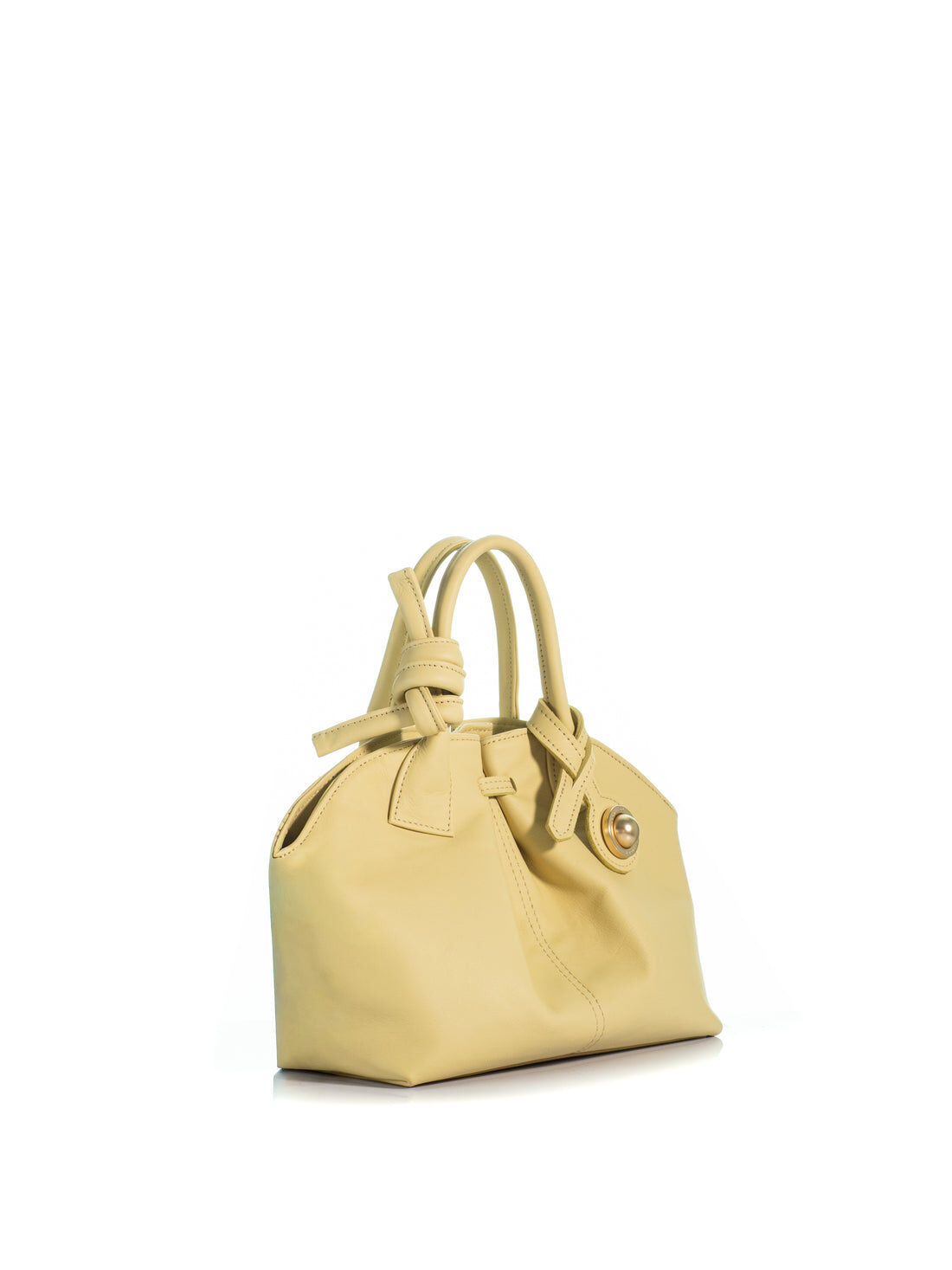 1KO0526-004 [KOORELOO] The Swan 2.0 Midi Medium Butter Yellow Leather #190204.1.2502.16202 (EU)