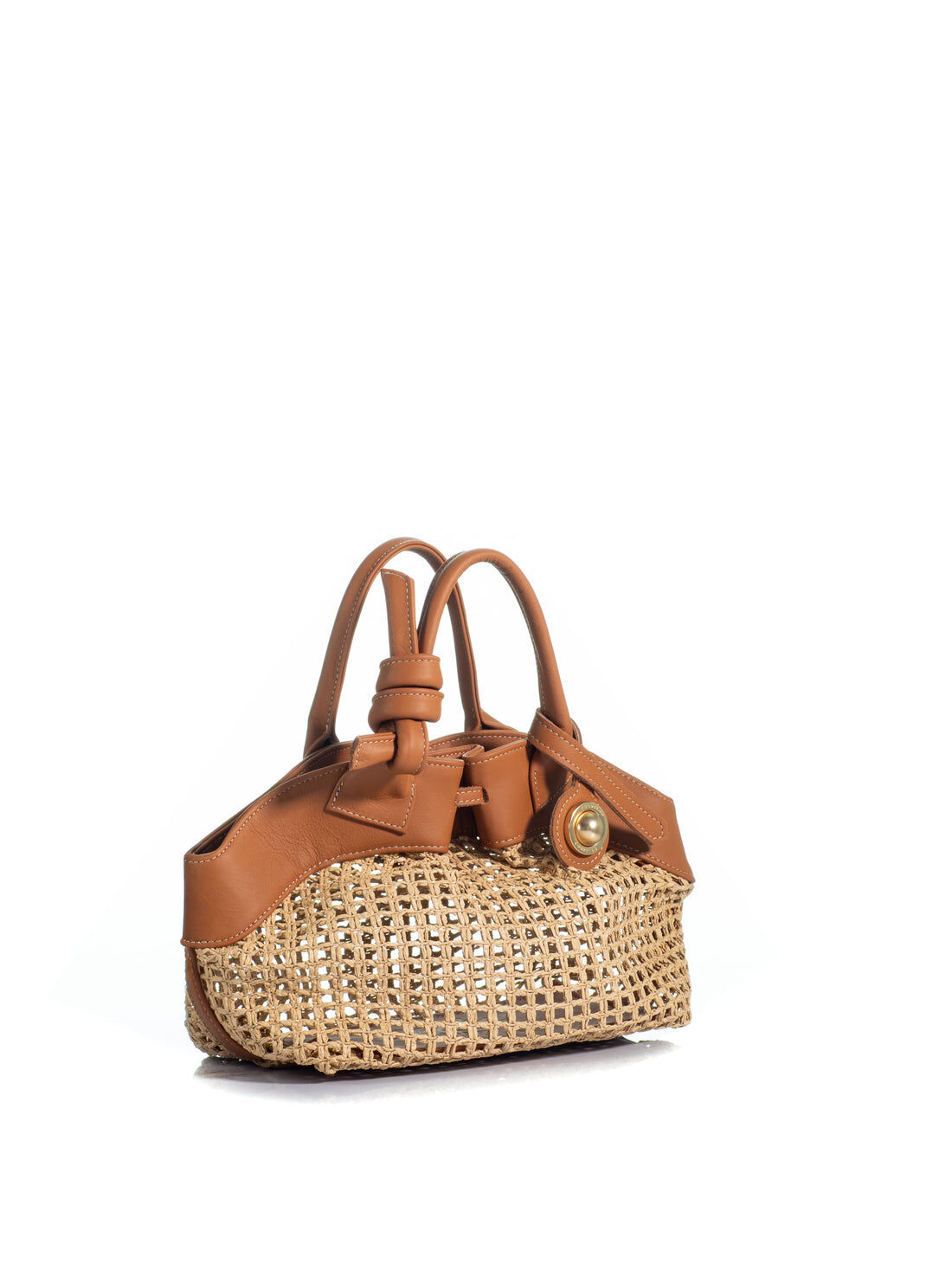 1KO0526-005 [KOORELOO] The Swan 2.0 Midi Medium Natural Raffia #190204.1.1203.16202 (EU)