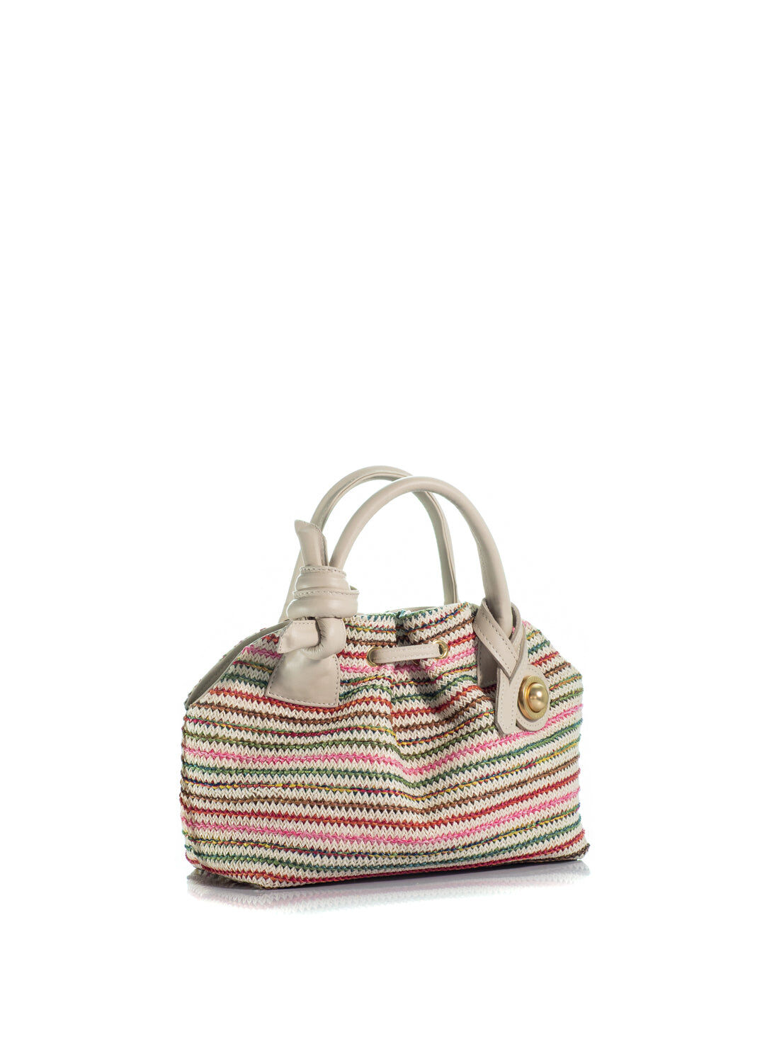 1KO0526-007 [KOORELOO] The Swan 2.0 Midi Medium Multi Raffia #190204.1.1103.16202 (EU)