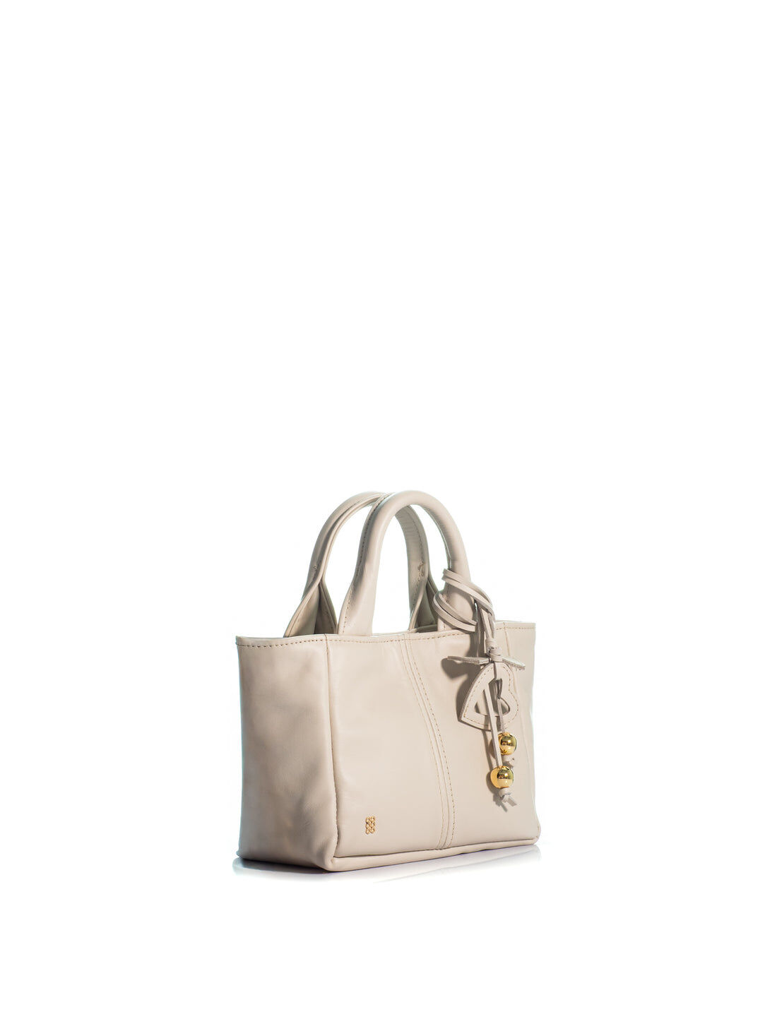 1KO0526-017 [KOORELOO] The Charming Tote Mini Small Ivory Leather #030102.1.0402.16202 (EU)