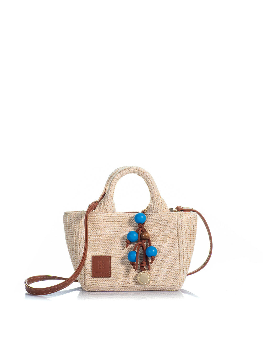 1KO0526-021 [KOORELOO] The Charming Tote Mini Small Natural Raffia #030102.2.1603.16202 (EU)