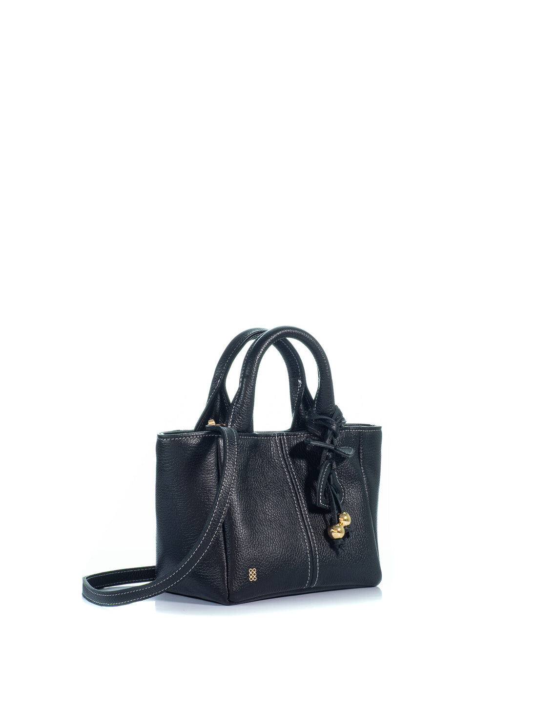 1KO0526-018 [KOORELOO] The Charming Tote Mini Small Black Leather #030102.1.0102.16202 (EU)