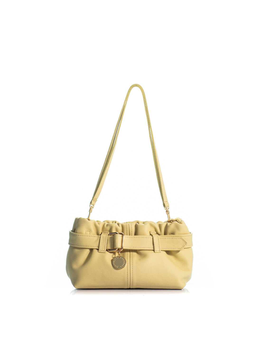 1KO0526-025 [KOORELOO] The Pepper Allongee Small Butter Yellow Leather #160204.2.2502.16202 (EU)