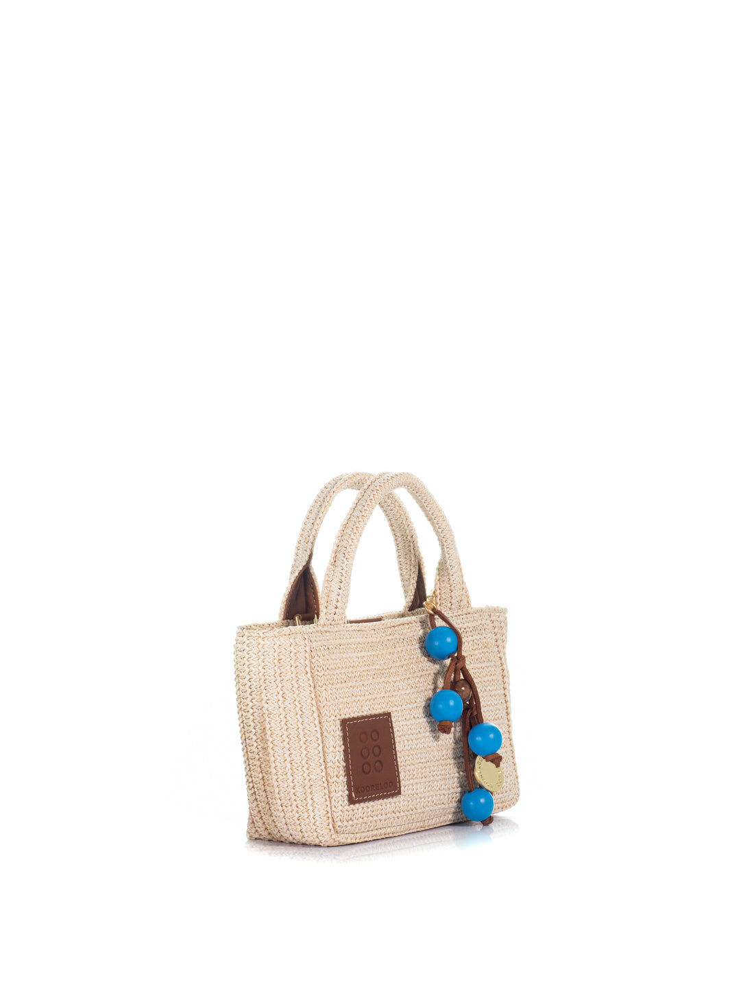 1KO0526-021 [KOORELOO] The Charming Tote Mini Small Natural Raffia #030102.2.1603.16202 (EU)