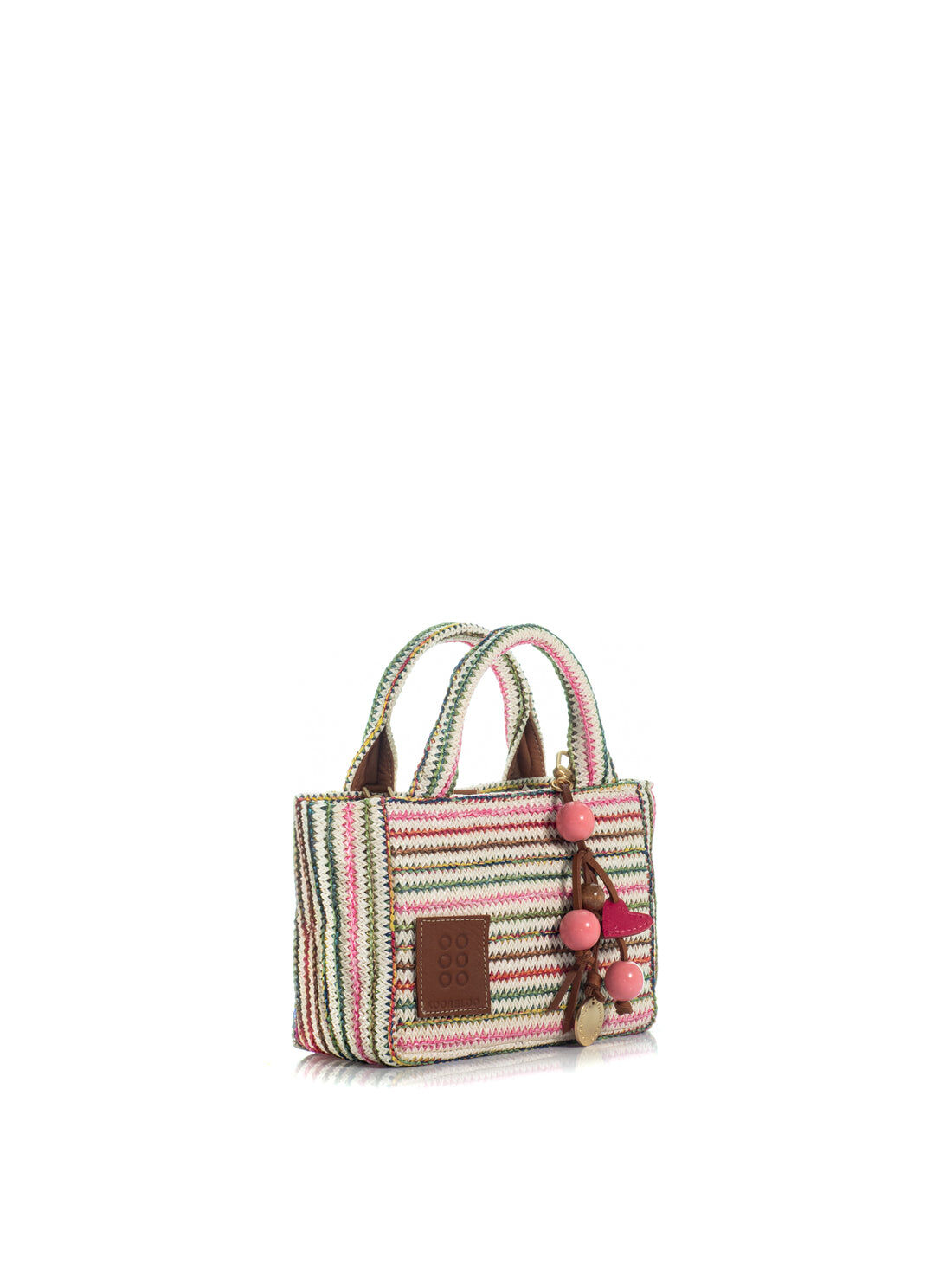 1KO0526-022 [KOORELOO] The Charming Tote Mini Small Multi Raffia #030102.2.1103.16202 (EU)
