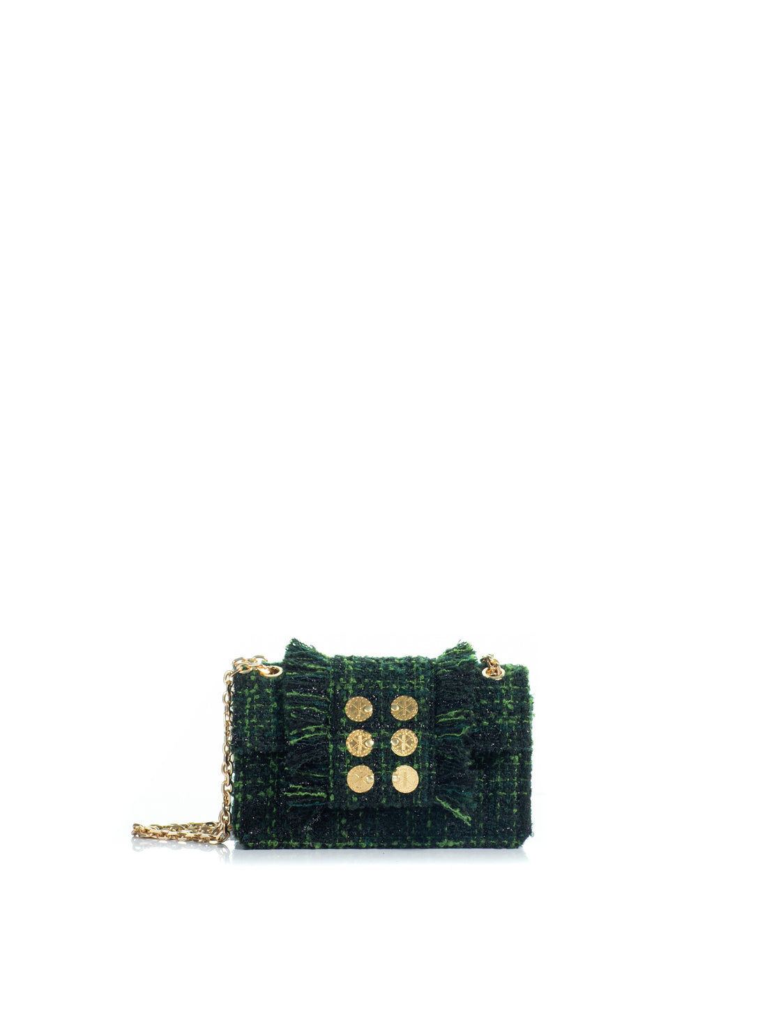 1KO0526-028 [KOORELOO] The New Yorker Micro Petite  Green Tweed #140106.1.0601.35202 (EU)