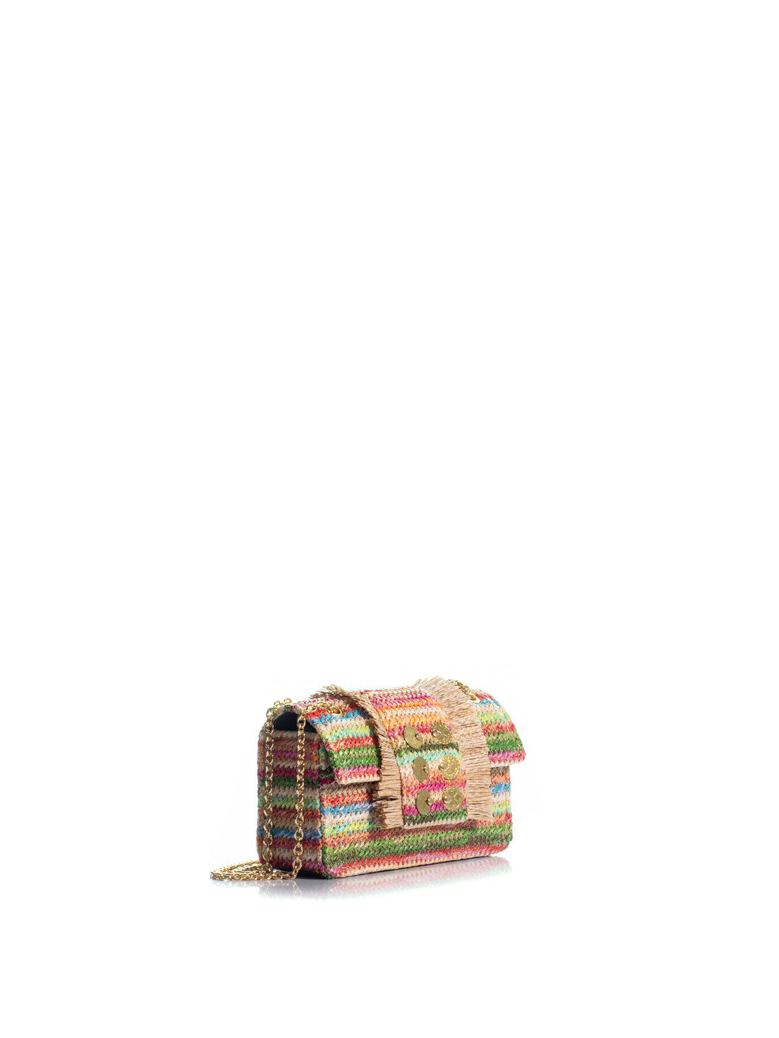 1KO0526-029 [KOORELOO] The New Yorker Micro  Petite  Multi Raffia #140106.1.1103.16202 (EU)