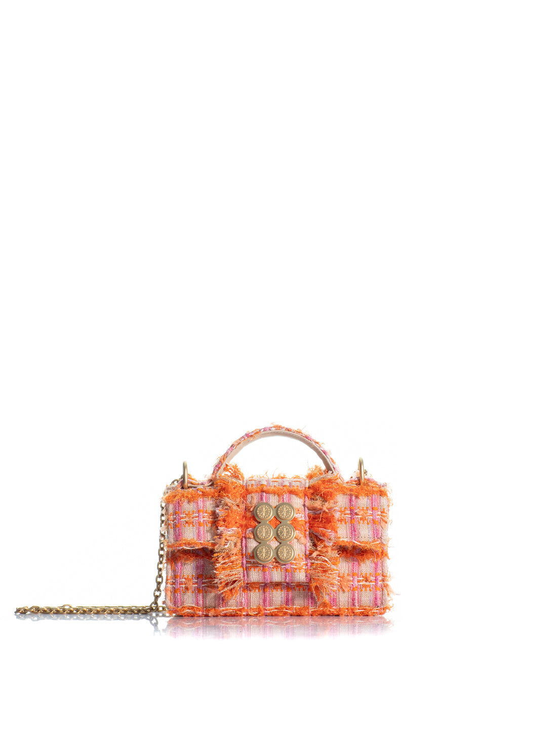 1KO0526-032 [KOORELOO] The Basset Petite Small Multi Orange Tweed #14202.1002.2300 (EU)