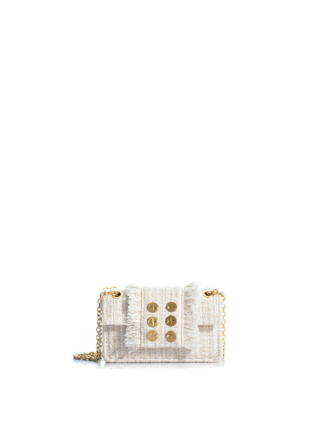 1KO0526-045 [KOORELOO] The New Yorker Micro  Small White Tweed #140106.1.0901.16202 (EU)