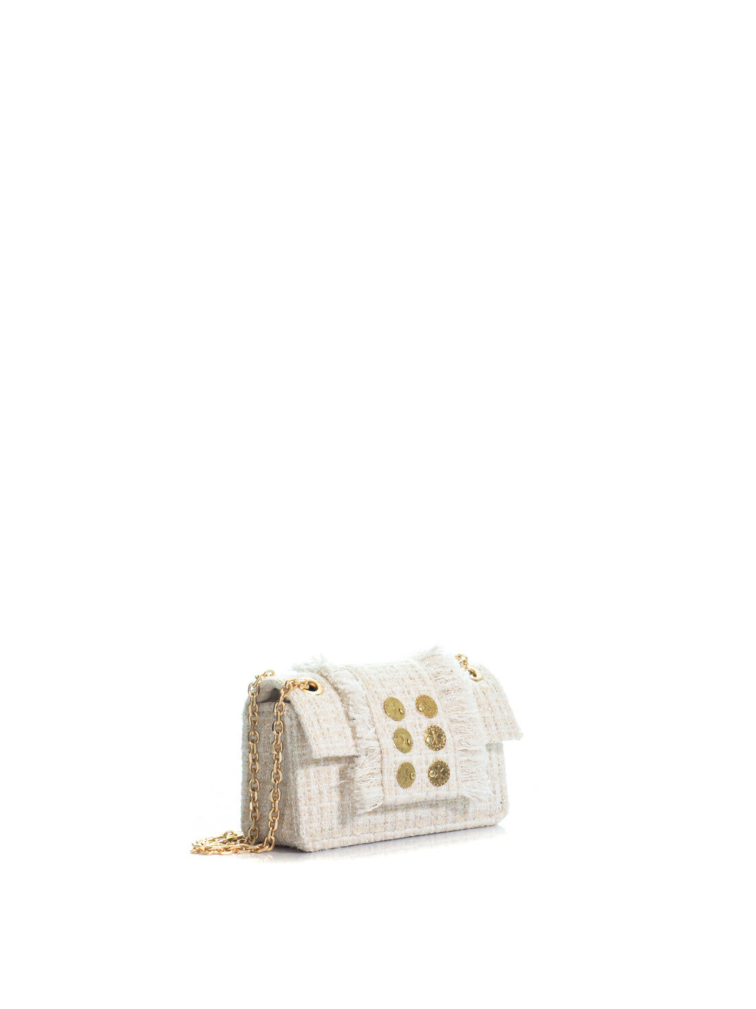 1KO0526-045 [KOORELOO] The New Yorker Micro  Small White Tweed #140106.1.0901.16202 (EU)
