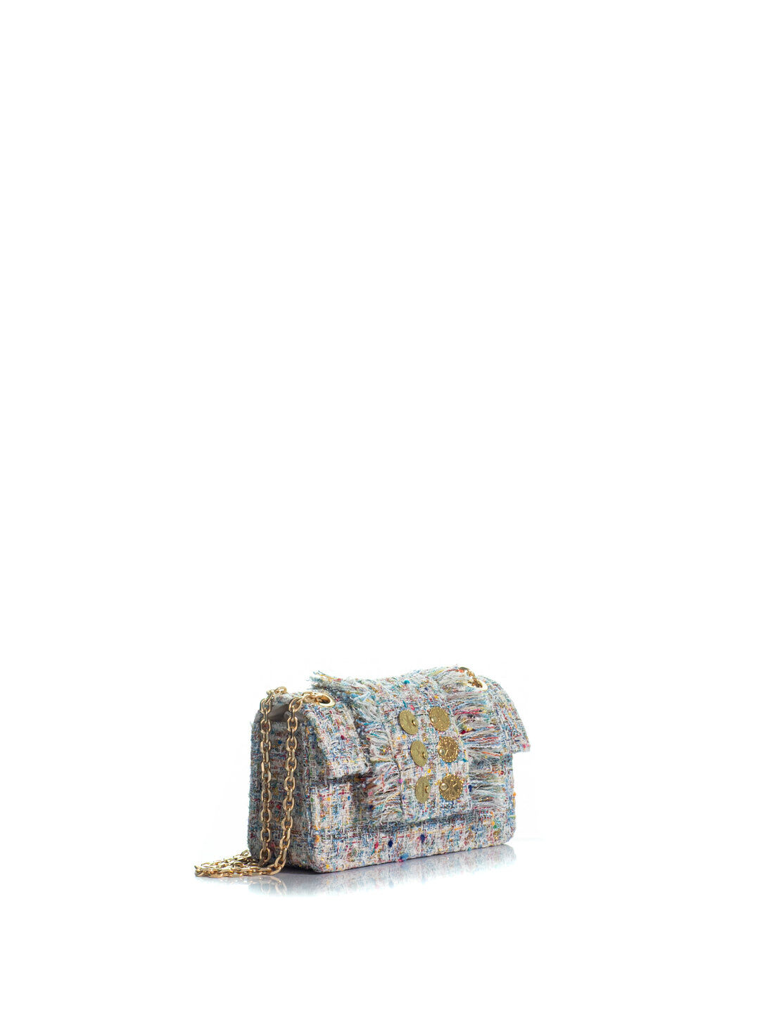 1KO0526-046 [KOORELOO] The New Yorker Micro  Small Multi/Blue Tweed #140106.1.3001.16202 (EU)